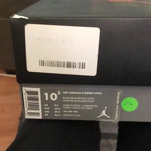 Retro 8 OVO size 10.5 used